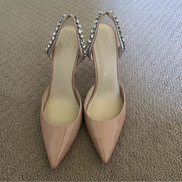 Embellished patent leather heels - Picture 1 of 5